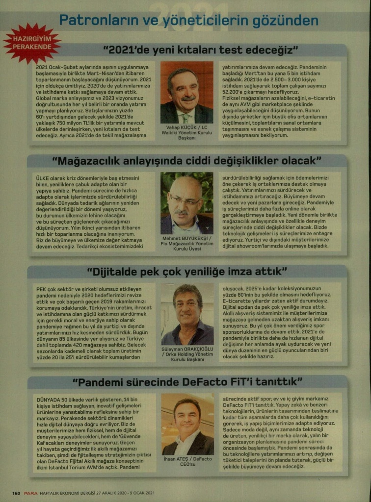 HAZIRGİYİM PARAKENDE