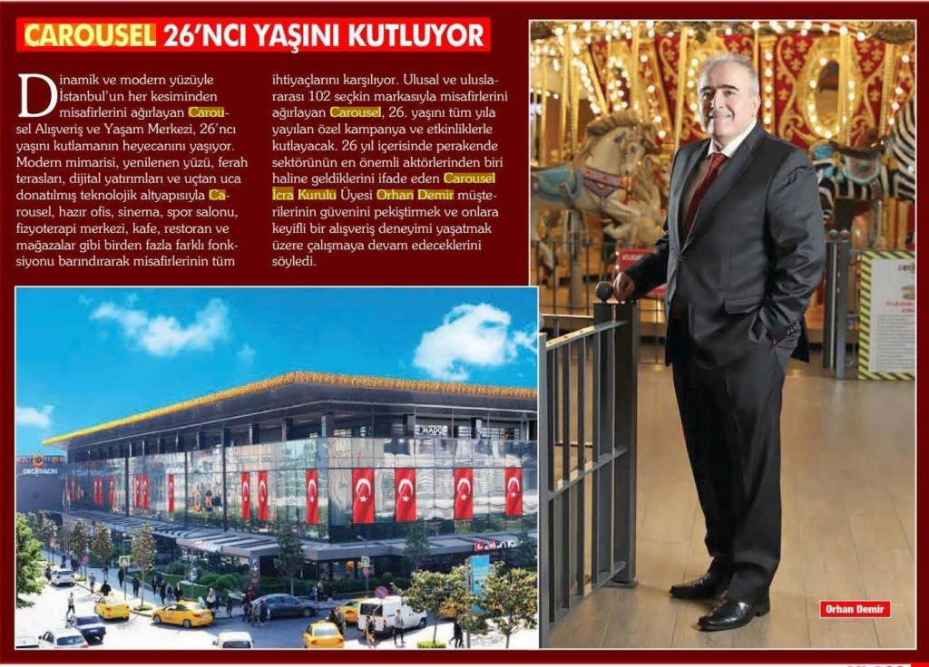 CAROUSEL 26′ NCI YAŞINI KUTLUYOR