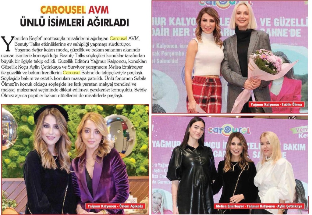 CAROUSEL AVM ÜNLÜ İSİMLERİ AĞIRLADI