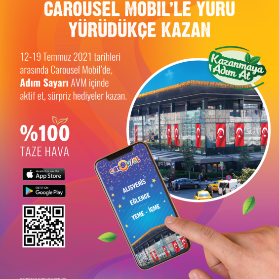 Carousel Mobil’le Yürü,Yürüdükçe Kazan