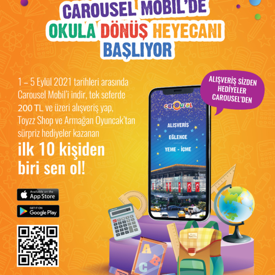 Carousel Mobil’de Okula Dönüş Heyecanı Başlıyor