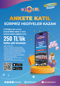 ANKETE KATIL VE SÜPRİZ HEDİYELER KAZAN