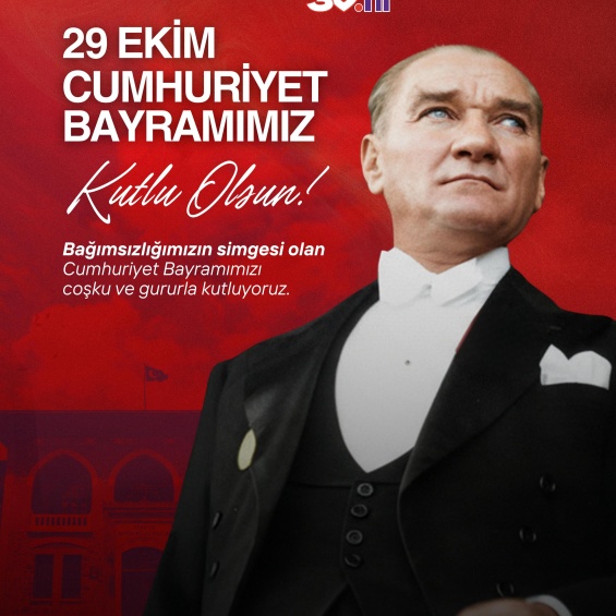 29 Ekim Cumhuriyet Bayramınız Kutlu Olsun!